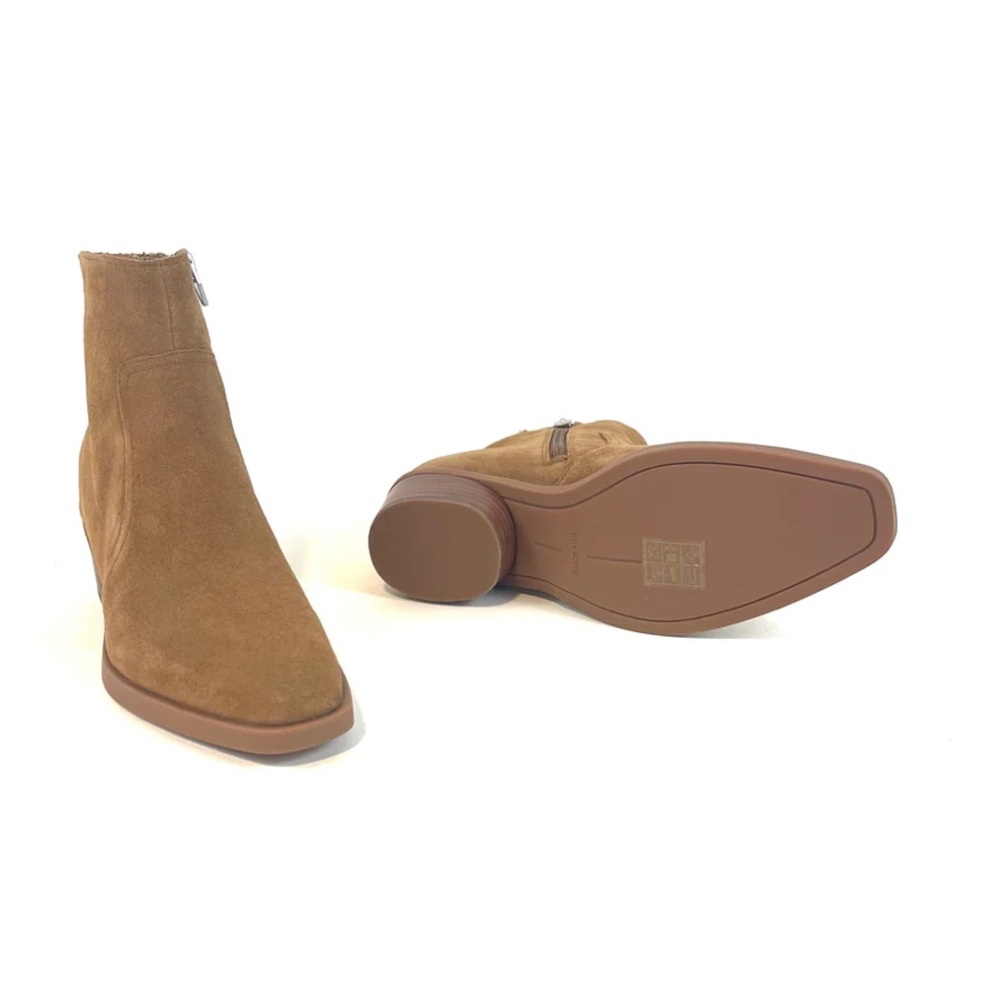 Dolce Vita Fahari H2O Wide Booties Brown Suede